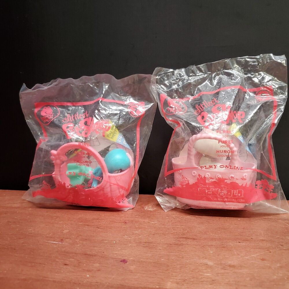 Happy Meal Toy 2010 Littlest Pet Shop McDonald's Toy 7 and 8